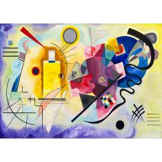 Puzzle 1000 pièces : Vassily Kandinsky : Jaune Rouge Bleu   