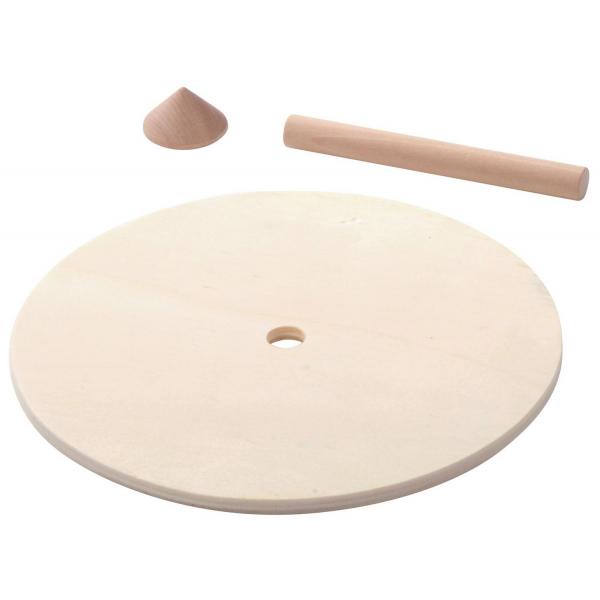 Peonza con 10 cajitas de cartón para fijar, diam. 15 cm, alto = 10 cm - Eduplay-120315