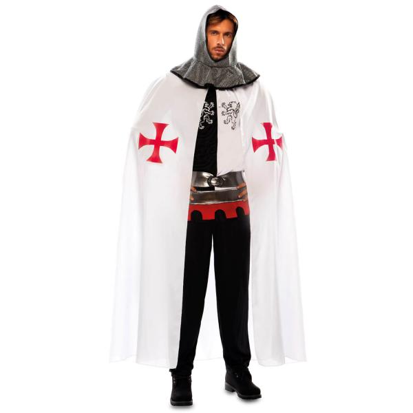 Medieval Cape Costume - White - Adult - 706766-Parent