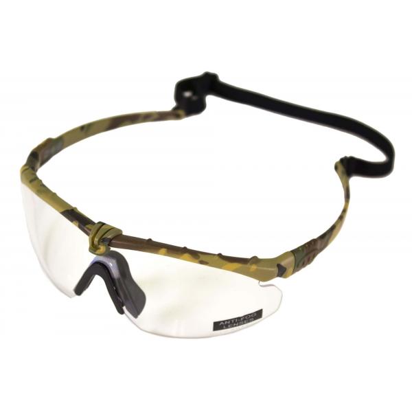 Lunettes Battle Pro Thermal Camo/Clear - Nuprol - A69638