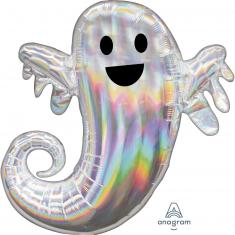 Foil Balloon 71 cm - Holographic Ghost