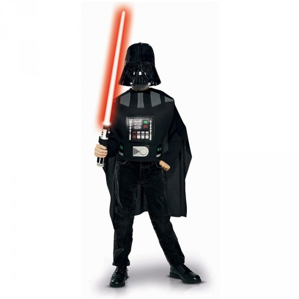 Déguisement Star Wars : Kit Plastron, cape, masque et sabre Dark Vador - Rubies-ST5207-Parent