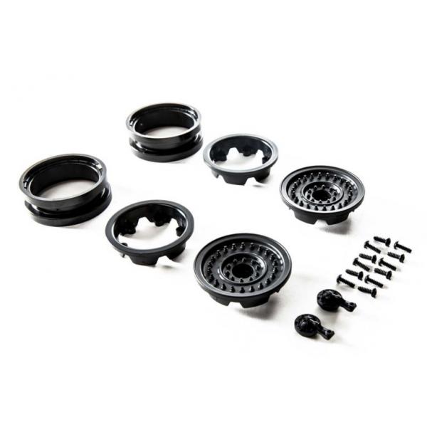 1.9 MW19 Beadlock Wheels - Black (2pcs) - AXI31629