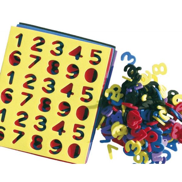 Números de espuma de goma, juego de 150 - Eduplay-200043