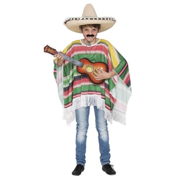 Mexican Poncho Costume - Child - 706470-Parent