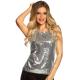 Miniature Déguisement Top Sequin - Argent