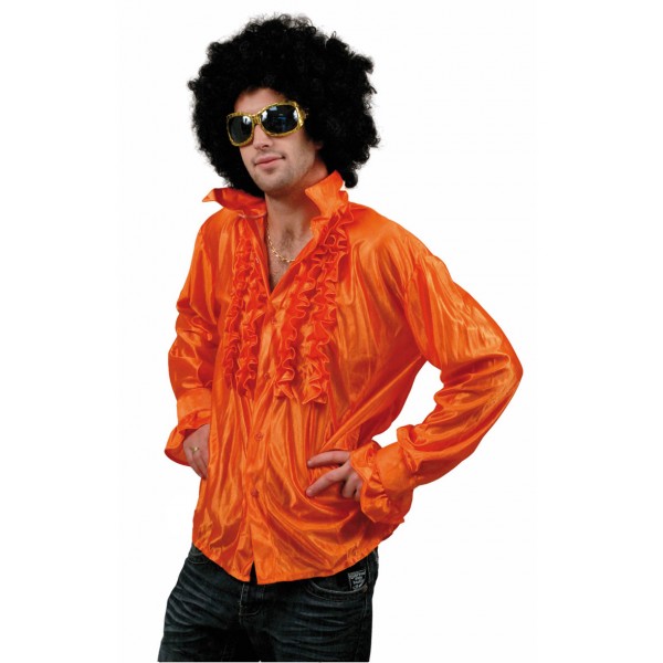 Men's Orange Disco Shirt - 87079-Parent