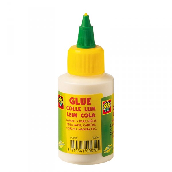 Pegamento Cola blanca infantil: 100ml lavable - SES Creative-00272