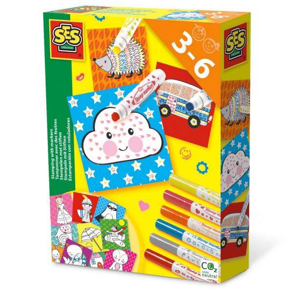 Sello con bolígrafos para estampar - SES Creative-14896