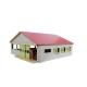 Miniature Horse stable with 3 boxes ans pink indoor arena  (1:32)