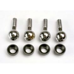 Billes De Rotules (4) + Bagues Plastiques (4)