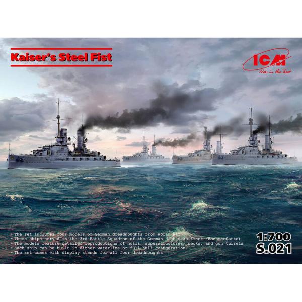 Maquette bateau Kaiser's Steel Fist - ICM-S.021