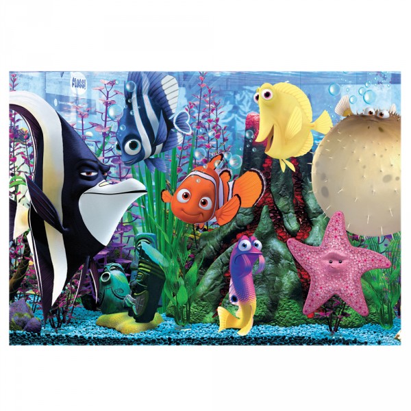 Puzzle 104 pièces : Le monde de Nemo - Clementoni-27060-Némo