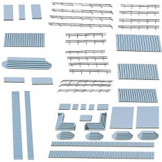 Modélisme HO : Accessoires de décor : Kit d'escaliers