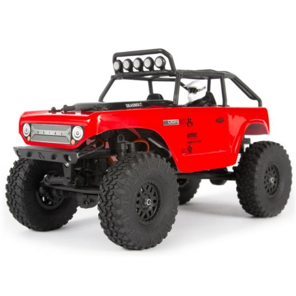 SCX24 Deadbolt 1/24th Scale Elec 4WD - RTR, Red - AXI90081T1