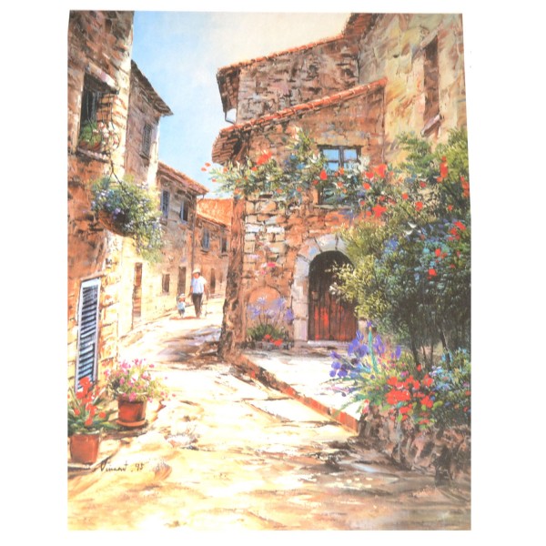 Puzzle 1500 pièces : Village de Provence - MB-A7607-A7609