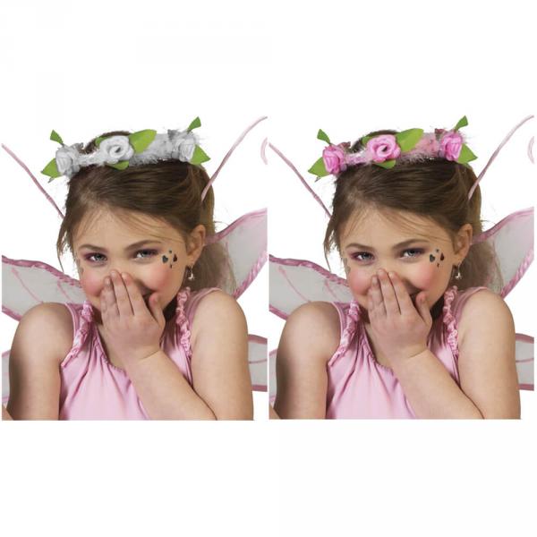 Diadema de flores infantil - parent-12561