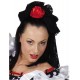 Miniature Broche avec Fleur et Voile - Accessoire Cheveux