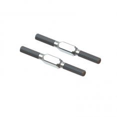 Steel Turnbuckle M4x45mm Silver (2) - Arrma