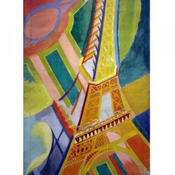 Puzzle 1000 pièces : Robert Delaunay - Tour Eiffel - Dtoys-47567