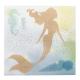 Miniature Juego de 20 servilletas de papel - Sirena - 33x33 cm