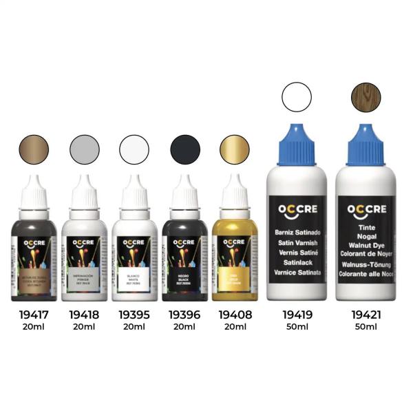 Pack de peintures Black Swan  - Occre-90564