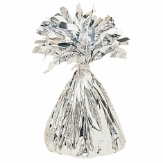 Silver balloon weight