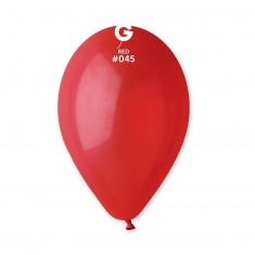 10 globos estándar - 30 cm - rojo
