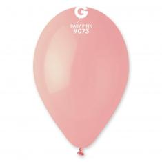 50 globos estándar 30 cm - rosa bebé