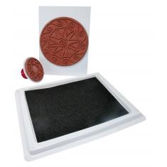 Giant stamp pad black recktangle