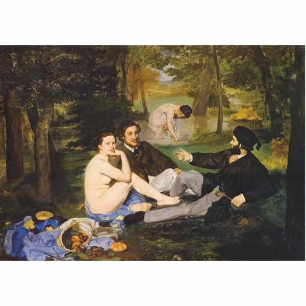 Puzzle 1000 pièces - Impressionnisme - Manet : Déjeuner sur l'herbe - DToys-66961IM09