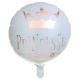 Miniature Globo redondo de aluminio 45 cm: Princesa