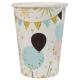 Miniature Paper cups x 10 - Glitter