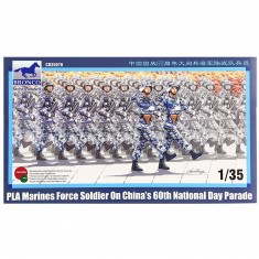 PLA Marines Force Soldier on 60th Nation Day Parade- 1:35e - Bronco Models