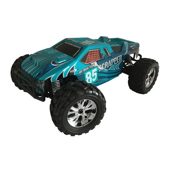 VOITURE SCRAPPER BLEUE 1/10 4x4 BRUSHED RTR - RC712B