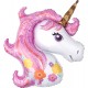 Miniature Globo Metálico Unicornio Mágico
