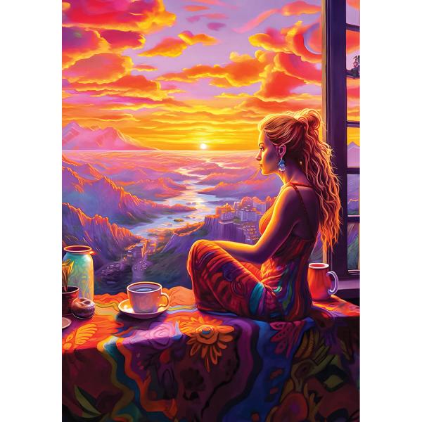 Puzzle 1000 pièces : Contemplation - ArtPuzzle-5259