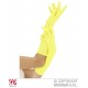 Miniature Gants Longs Néon Jaune