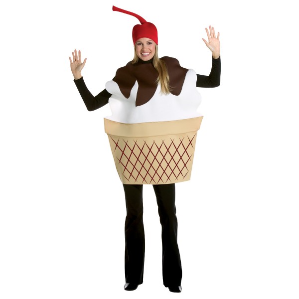 Déguisement Sundae Vanille Et Chocolat - Adulte - 4007152
