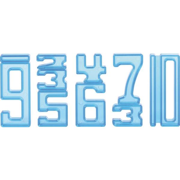 Números apilables translúcidos, juego de 140 - Eduplay-120779