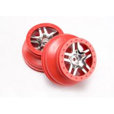 Jantes Avant Sct Chromees Satin Rouge 2.2 Exter / 3.0 Inter -4X2