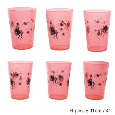 6 Halloween glasses