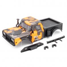 Carrosserie CRX18 pré-peinte Orange avec accessoires montés