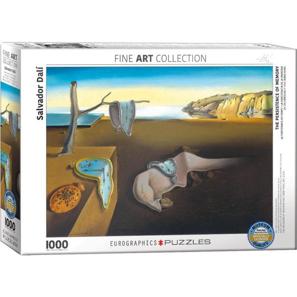 Puzzle 1000 pieces : La persistance de la mémoire, Salvador Dali - EuroG-6000-0845