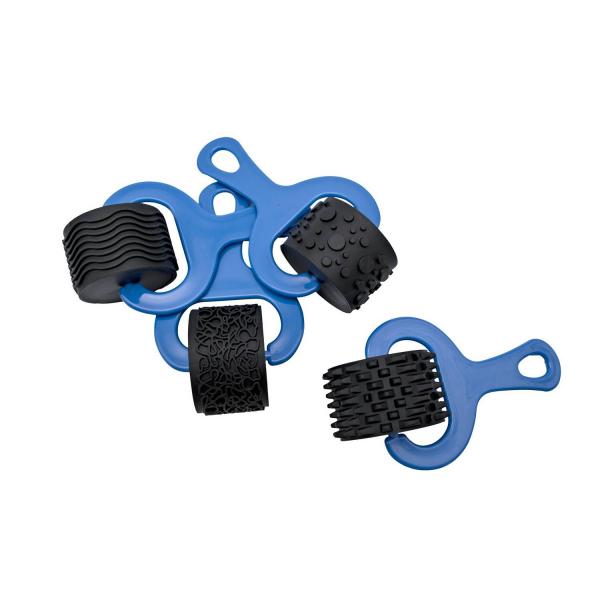 Rodillos de estructura para pintar y modelar Juego de 4 N°1 - Eduplay-370007