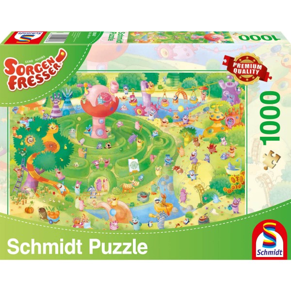 1000 Teile Puzzle: SorgenFresser: Im Labyrinth - Schmidt-59370