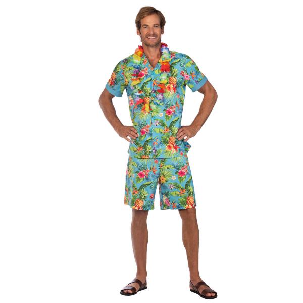 Blaues Hawaii-Kostüm – Herren - 9908729-Parent