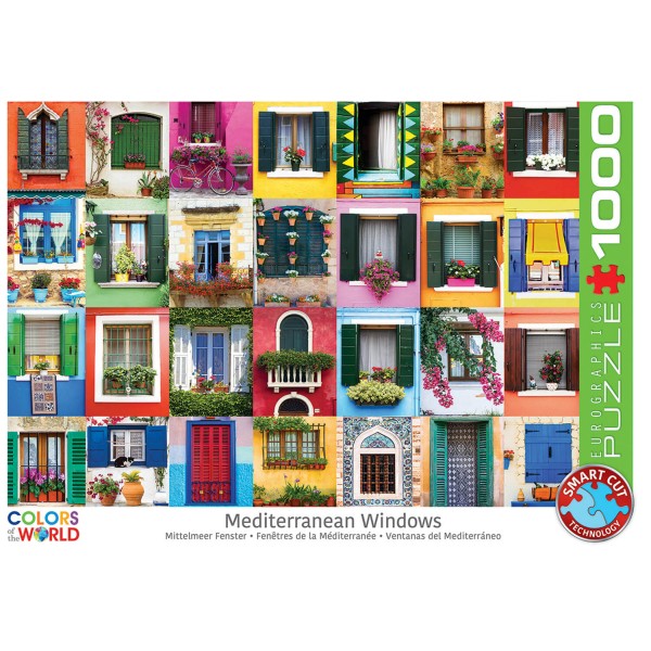 Puzzle de 1000 piezas: Ventanas del Mediterráneo - EuroG-6000-5350