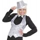 Miniature Gilet Sequin Argent - Cabaret