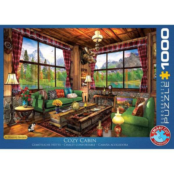 Puzzle 1000 pièces : Chalet confortable - EuroG-6000-5377